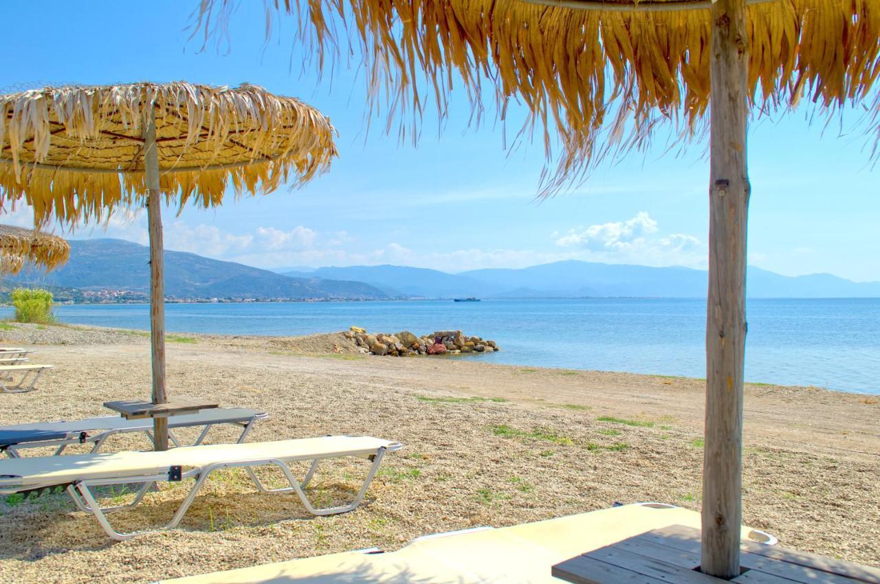 Epipleon Luxury Suites -106- Δωμάτιο 40Τμ Με Βεράντα 45Τμ Μπροστά Στην Θάλασσα Nafpaktos エクステリア 写真